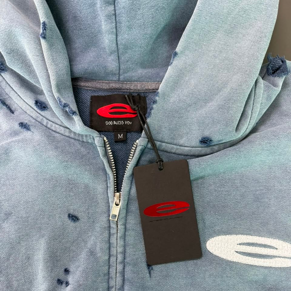 Midnight Navy Zip