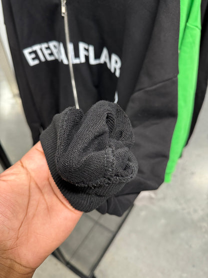 Black Trademark zip up