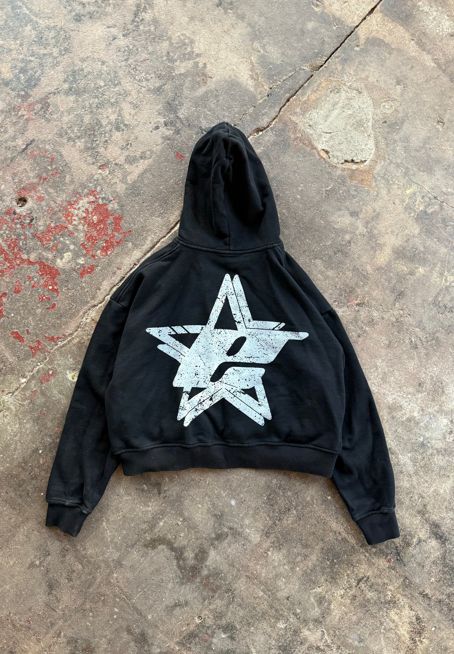 Black Trademark zip up