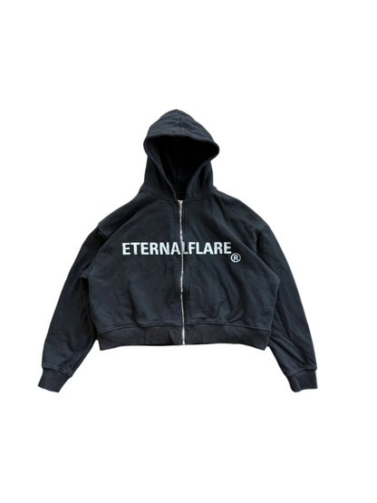 Black Trademark zip up