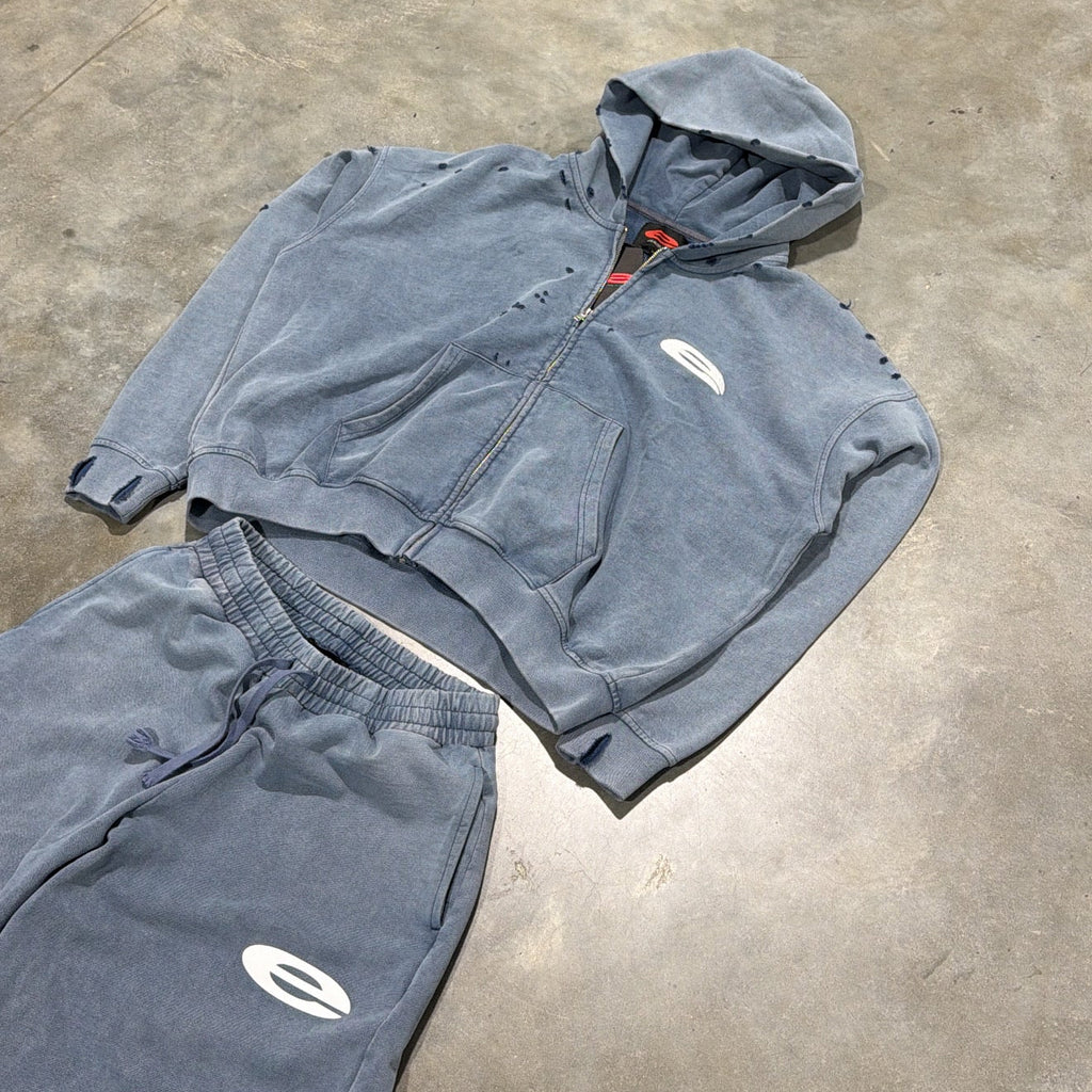 Midnight Navy Zip