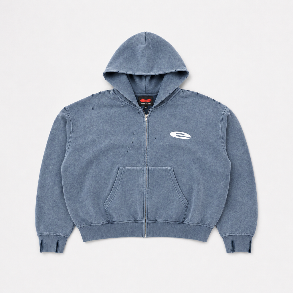 Midnight Navy Zip